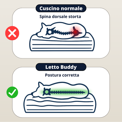 Buddy - Letto Ortopedico per Cani