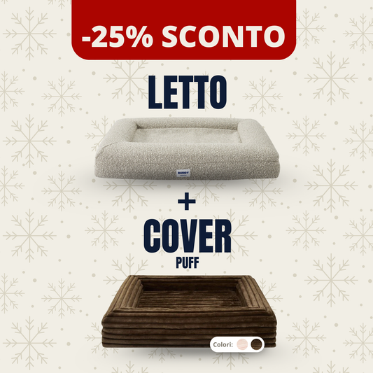 Buddy - Letto grande + cover puff